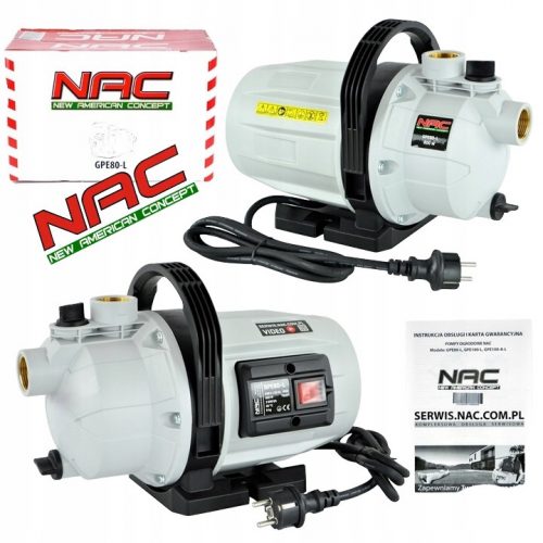  NAC 800 W повърхностна помпа 3600 l/h