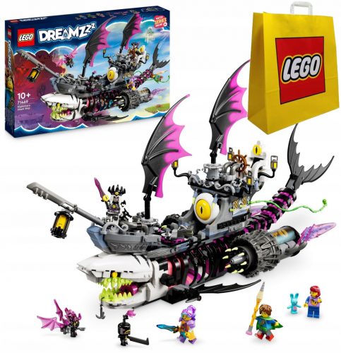  LEGO DREAMZzz 71469 Nightmare Sharkship + VP Paper Bag LEGO 6315794 Large