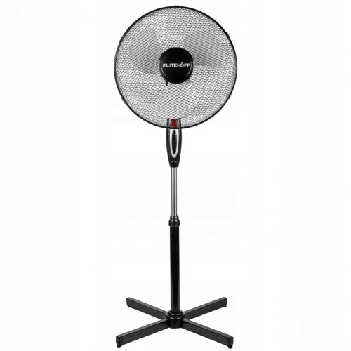  Вентилатор за под Home FLOOR STAND FAN SILENT черен