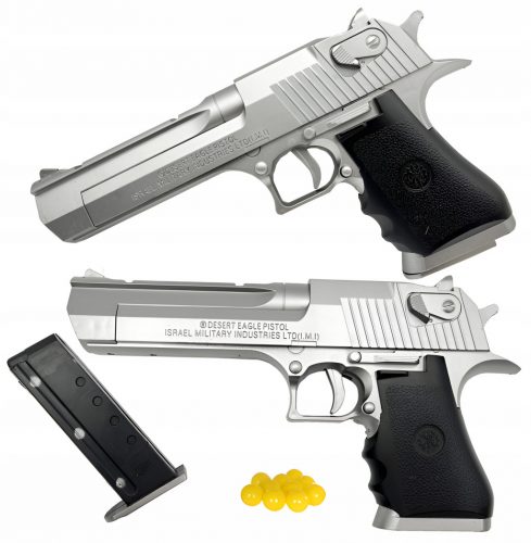  DESERT EAGLE SILVER ASG РЕПЛИКА НА ПИСТОЛЕТ С САЧКА