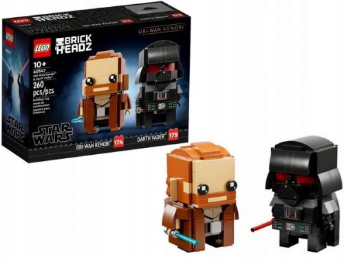  LEGO BrickHeadz 40547 Оби-Уан Кеноби и Дарт Вейдър + Lego Каталог 1/2024 Bricks City Technic Speed Star Wars Harry Potter Duplo