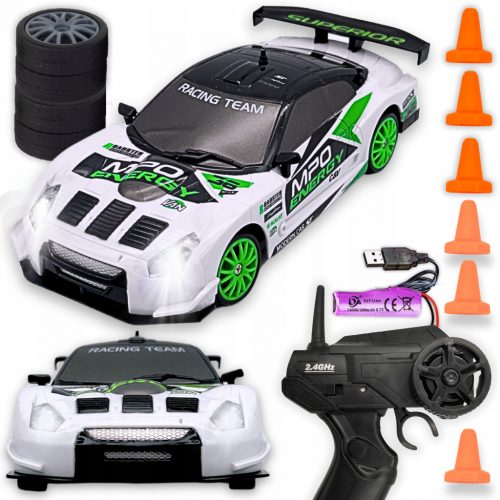  RC AUTO DRIFT 4X4 ДИСТАНЦИОННО УПРАВЛЕНИЕ, NISSAN GT-R, 2.4GHZ ДИСТАНЦИОННО, БАТЕРИЯ