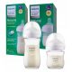  КОМПЛЕКТ СТЪКЛЕНИ БУТИЛКИ PHILIPS RESPONSE AVENT NATURAL 3.0 120 ml + 240 ml