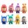  8 БР. ПЛЮШЕНИ ИГРАЧКИ ТАЛИСМАНИ ODDBODS АНИМЕ 18 СМ