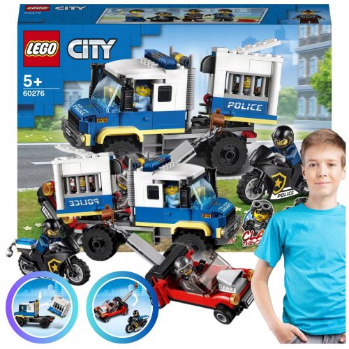  LEGO City 60276 Полицейски затворнически конвой + ОПАКОВАТЕЛНА УСЛУГА ЗА ДОСТАВКА