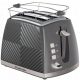  Тостер Russell Hobbs Groove Grey 26392-56 сребрист/сив 850 W