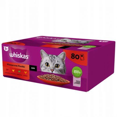  Whiskas мокра храна микс от вкусове 6,8 кг