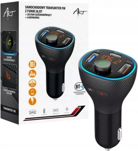  FM MP3 предавател за кола с BT, USB функция