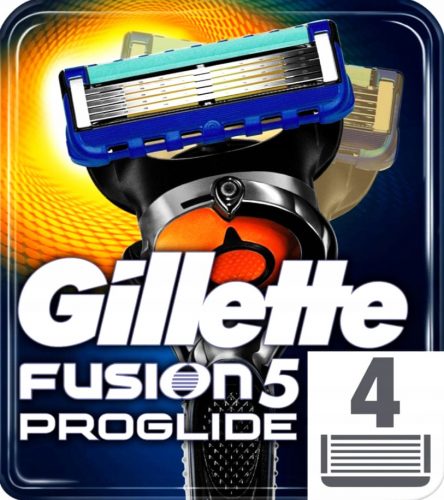  Gillette Fusion 5 Proglide остриета патрони ножове х 4 броя оригинални остри