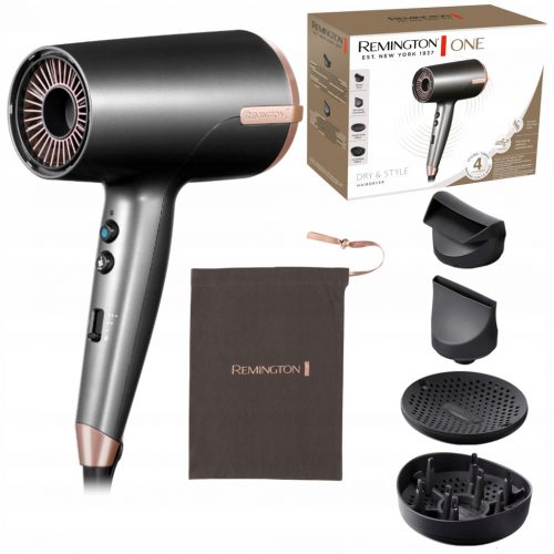  Remington One Dry 2000W Thermacare сешоар + 4 приставки D6077