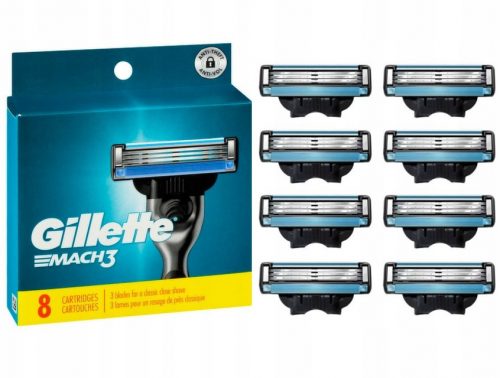  Патрони Gillette Mach3 8 бр.