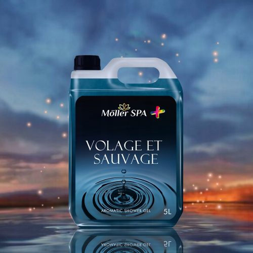  ДУШ ГЕЛ С ПАРФЮМ VOLAGE ET SAUVAGE АРОМАТ ЗА МЪЖЕ Möller SPA + 5L