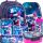  Ученическа раница с много отделения Derform Shades of purple, Shades of blue, Shades of pink, Multicolor 18 l + 6 други продукта