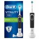  Oral-B Vitality 100 Електрическа четка за зъби с технология Braun, черна