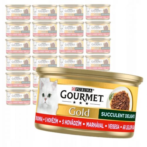  Gourmet Gold Succulent Delights Телешко 12x85гр