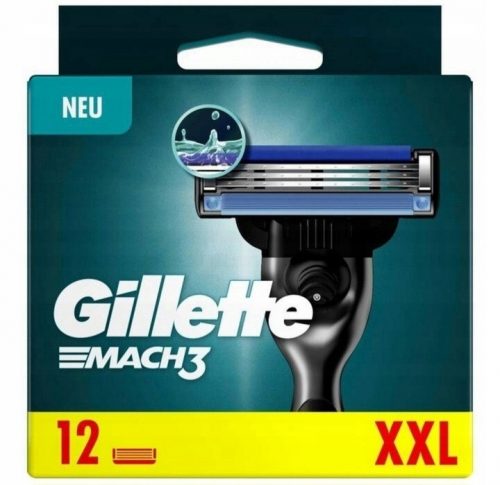  Вложки за самобръсначка Gillette Mach3 12 бр