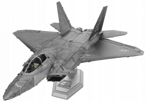  Изтребител Metal Earth F-22 Raptor, цветен модел