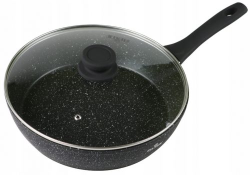  Традиционен тиган Zilner Tall Marble Frying Pan Granit 24см мрамор