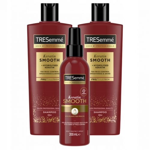  Tresemme Keratin Shampoo 2x400ml + Tresemme Keratin Spray 200ml безплатно