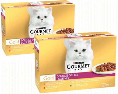  Purina Gourmet Gold Duo Delice микс за котешка храна 12