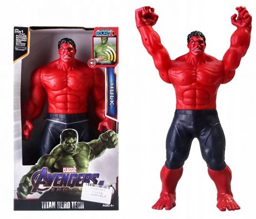 ГОЛЯМА ФИГУРКА Red Hulk Red 30 см със звук