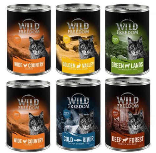  Wild Freedom мокра храна микс от вкусове 2,4 кг