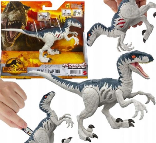  Mattel Jurassic World Extreme Damage Velociraptor фигура