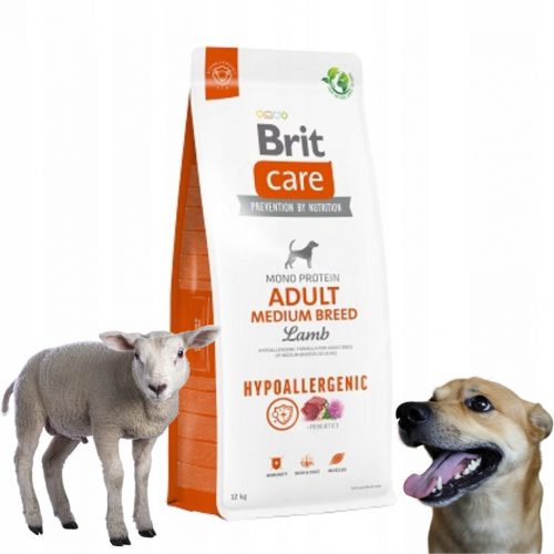  BRIT Care Hypoallergenic Medium Lamb Lamb Храна за кучета 12 кг