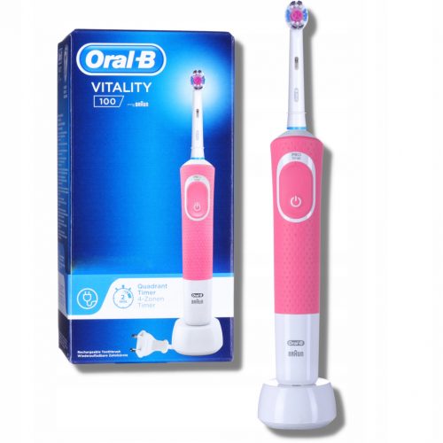  Oral-B Vitality 100 електрическа четка за зъби, розова