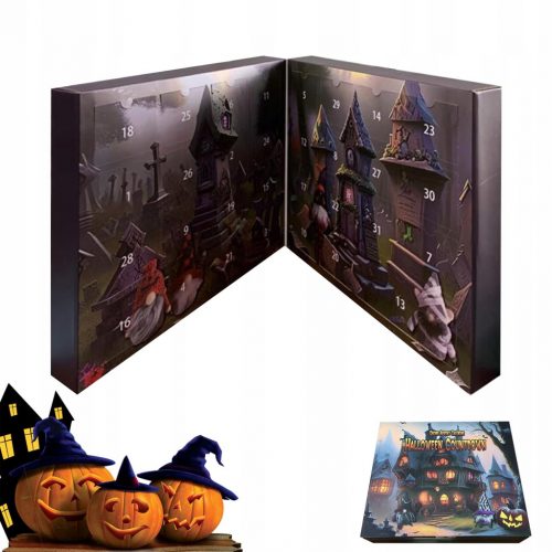  HALLOWEEN GNOME АДВЕНТ КАЛЕНДАР 2024 С 31 КОЛЕКЦИОНЕРСКИ КУКЛИ