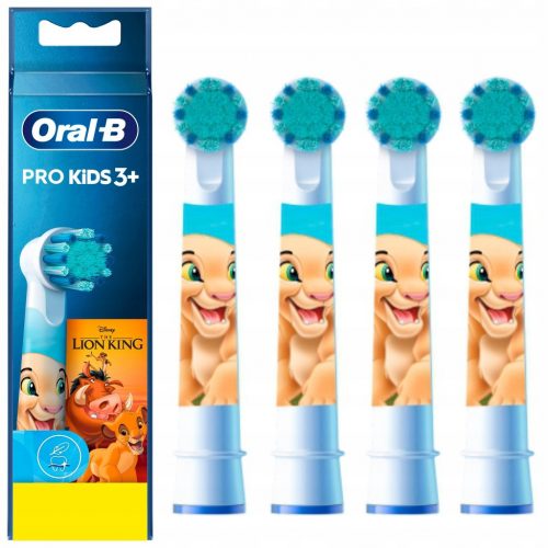  Детска глава за електрическа четка за зъби Oral-B EB10 Lion King, 4 бр.