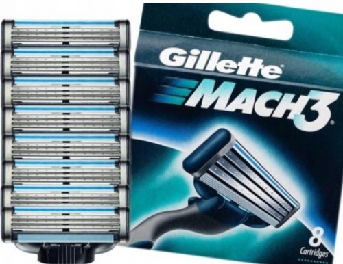  Gillette Mach3 касети за самобръсначка 8 бр