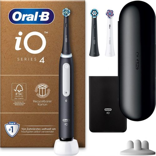  Oral-B iO Technologies SERIES 4 Черна електрическа четка за зъби