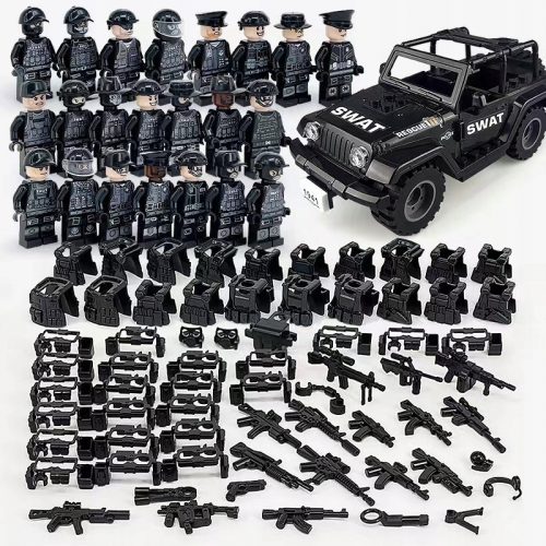  МИНИФИГУРИ SWAT SOLDIERS 22 БР. + ОРЪЖИЯ