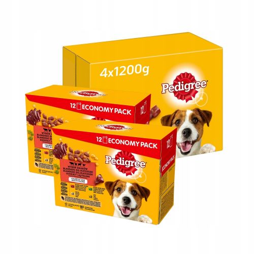  Мокра храна Pedigree микс от вкусове 1,2 кг