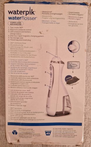  Безжичен иригатор Waterpik WP-560EU, бял