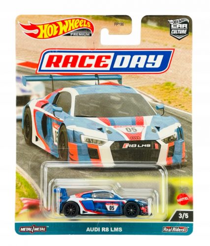  HOT WHEELS 2021 AUDI R8 LMS RACE DAY 3/5 HKC61 МЕТАЛ НОВ МОДЕЛ