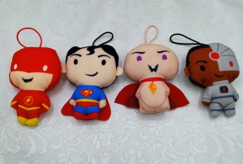  SUPER 4 талисмана Superman, The Flash, Cyborg, Lulu