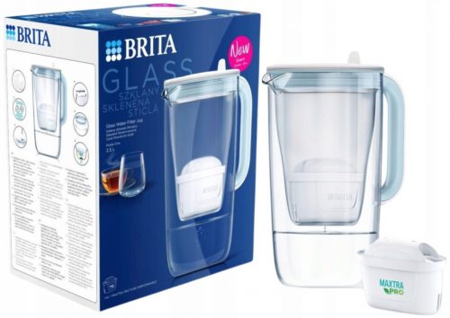  Brita Стъклена филтърна кана 2,5 л, прозрачна