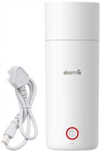  Мини електрически термос чайник Deerma DR050 300 W 0.35 l бял 350 ml