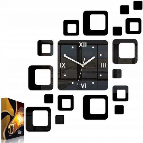  Стенен часовник ModernClock, черен, 60 см