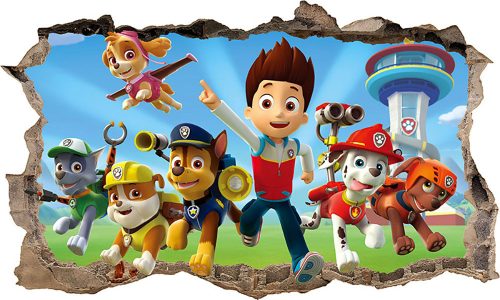 Стикер за стена - Paw Patrol 3D Xxl+ Стикер за плакат