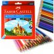  Молив Faber-Castell 48 бр. + гумичка LYRA Multicolor 1 бр.