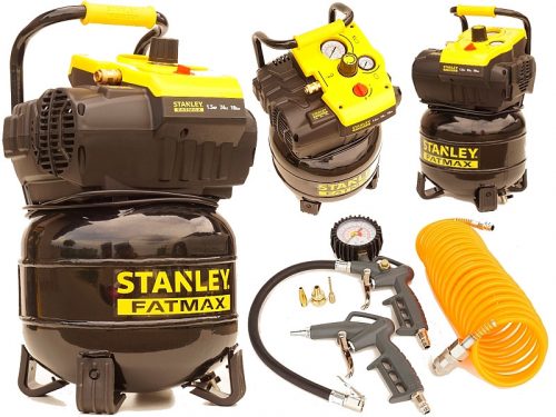 Безмаслен компресор Stanley FMXCM0021E 24 л 10 бара