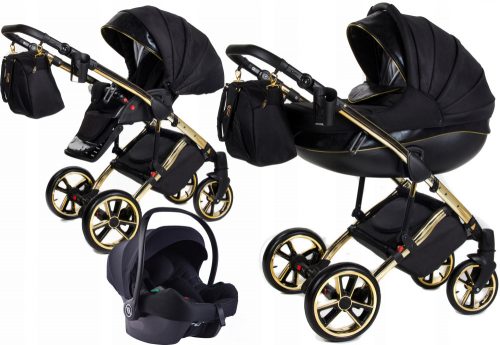  Детска количка Didibaby Daytona GT Black/Gold 3в1