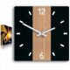  Стенен часовник ModernClock бяло, черно, нюанси на кафявото, 30 см