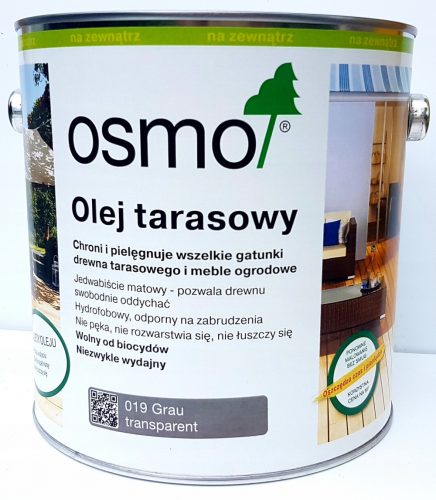 Osmo 019 тераса маслено сиво 2,5л