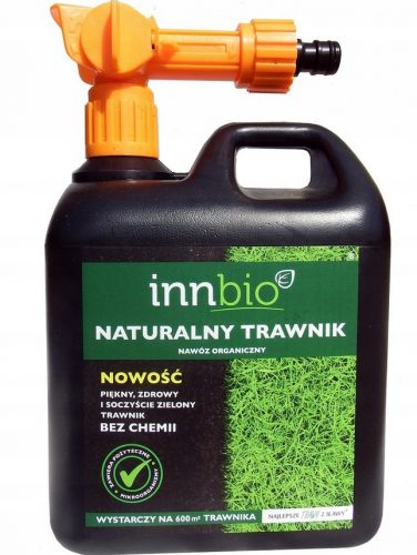  Органичен, натурален тор INNBIO NATURAL LAWN FERTILIZER течен 2,7 кг 2 л