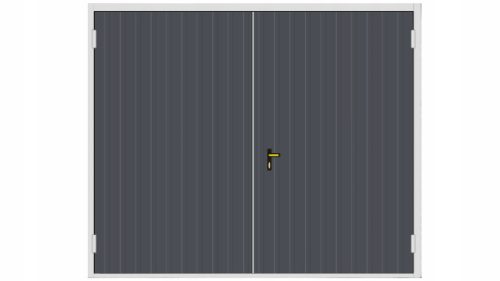 ДВУКРИЛА гаражна врата по поръчка, изолирана