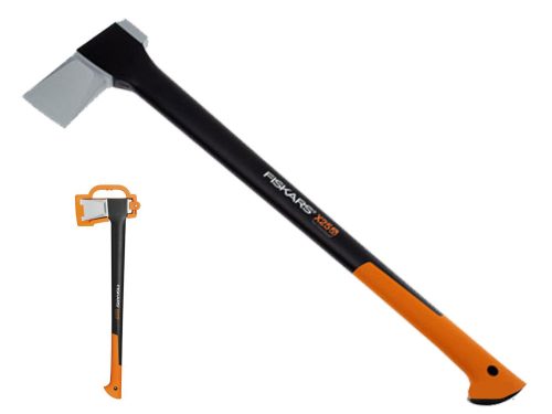 FISKARS X25 XL брадва за цепене CarbonMax нож